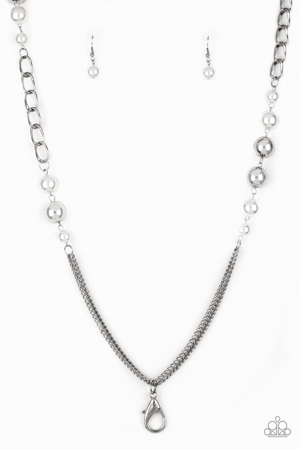 Uptown Talker Lanyard - White