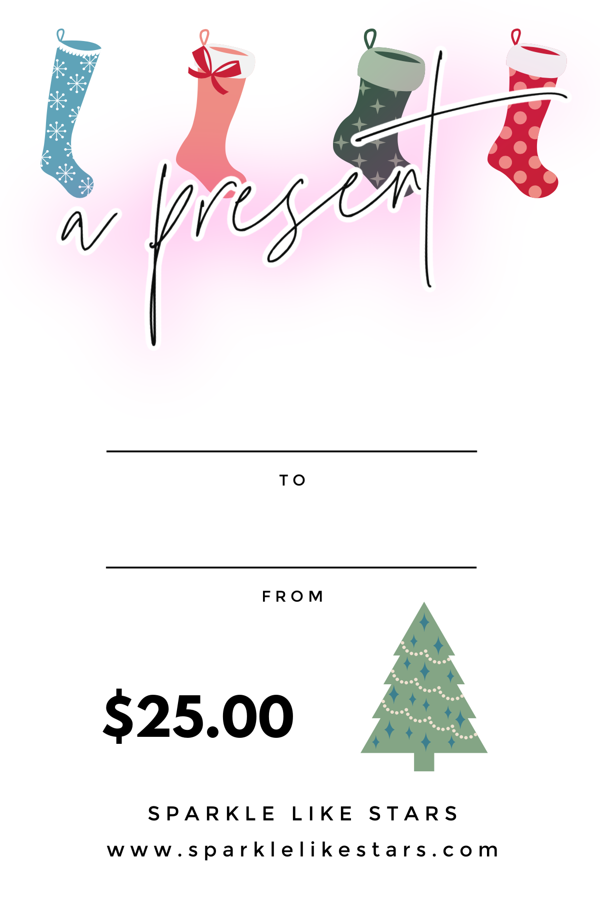 Christmas Stockings Gift Certificate