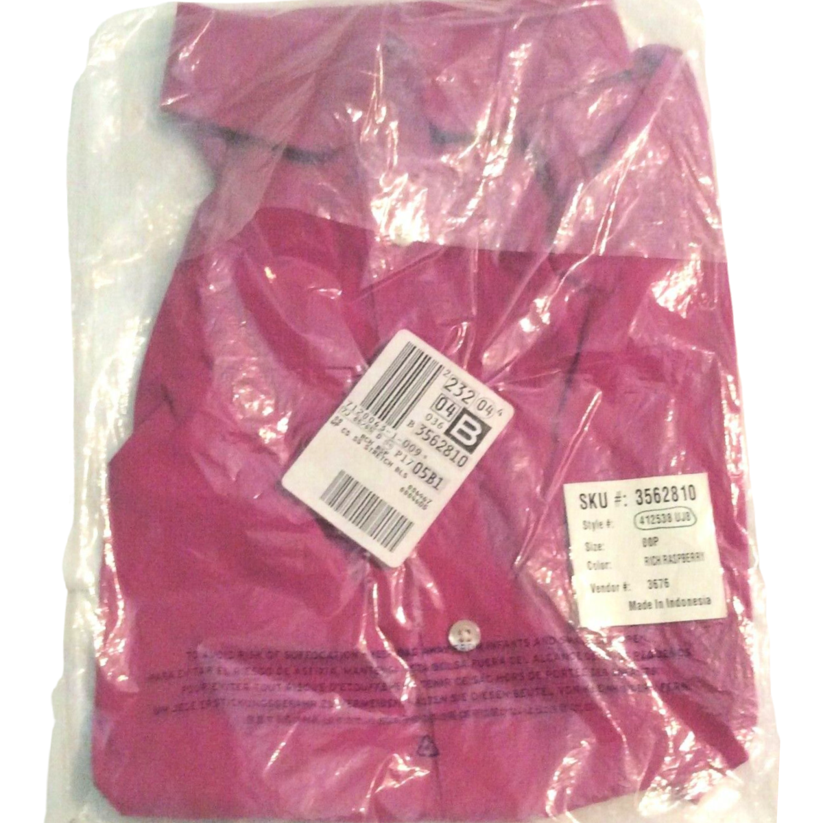 Lands' End Petite Shirts Size OOP Pink & Blue Lot of 2 NEW