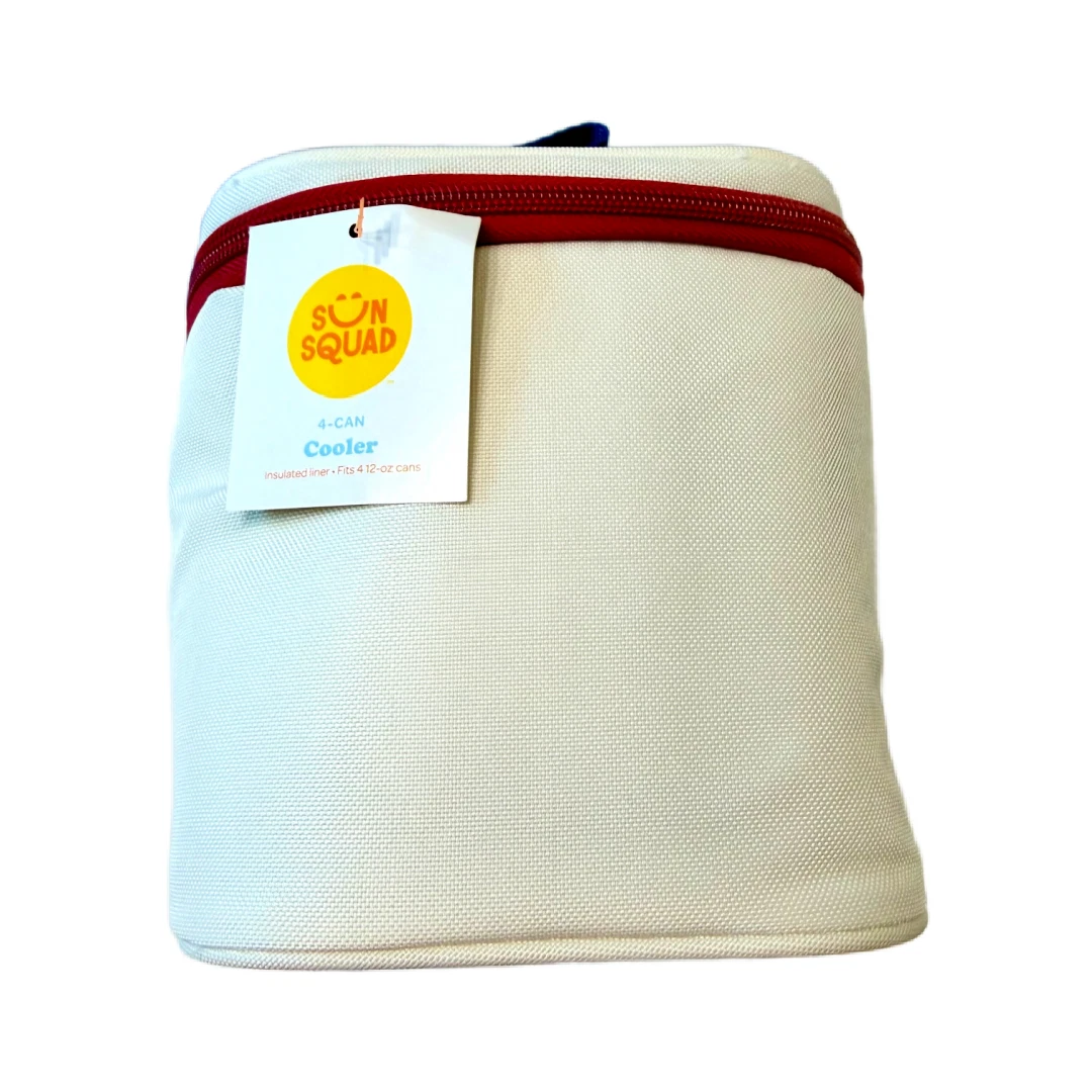 Target Sun Squad 4 Cans 3.1 qt Soft Sided Personal Cooler Insulated NWT