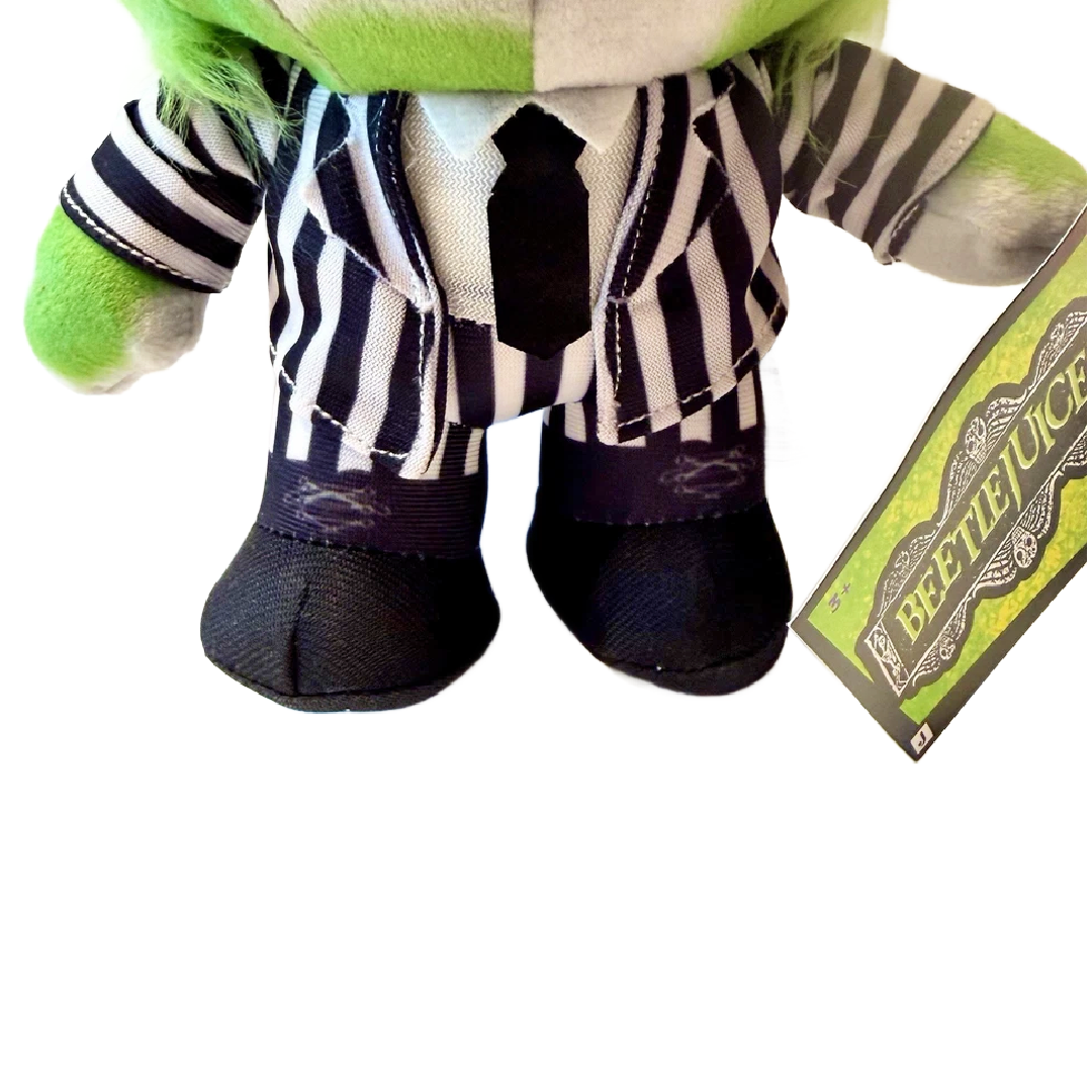 Licensed 8" Plush Lot of 2 Movie Beetlejuice & Lydia Deetz NWT Stuffed Dolls New
