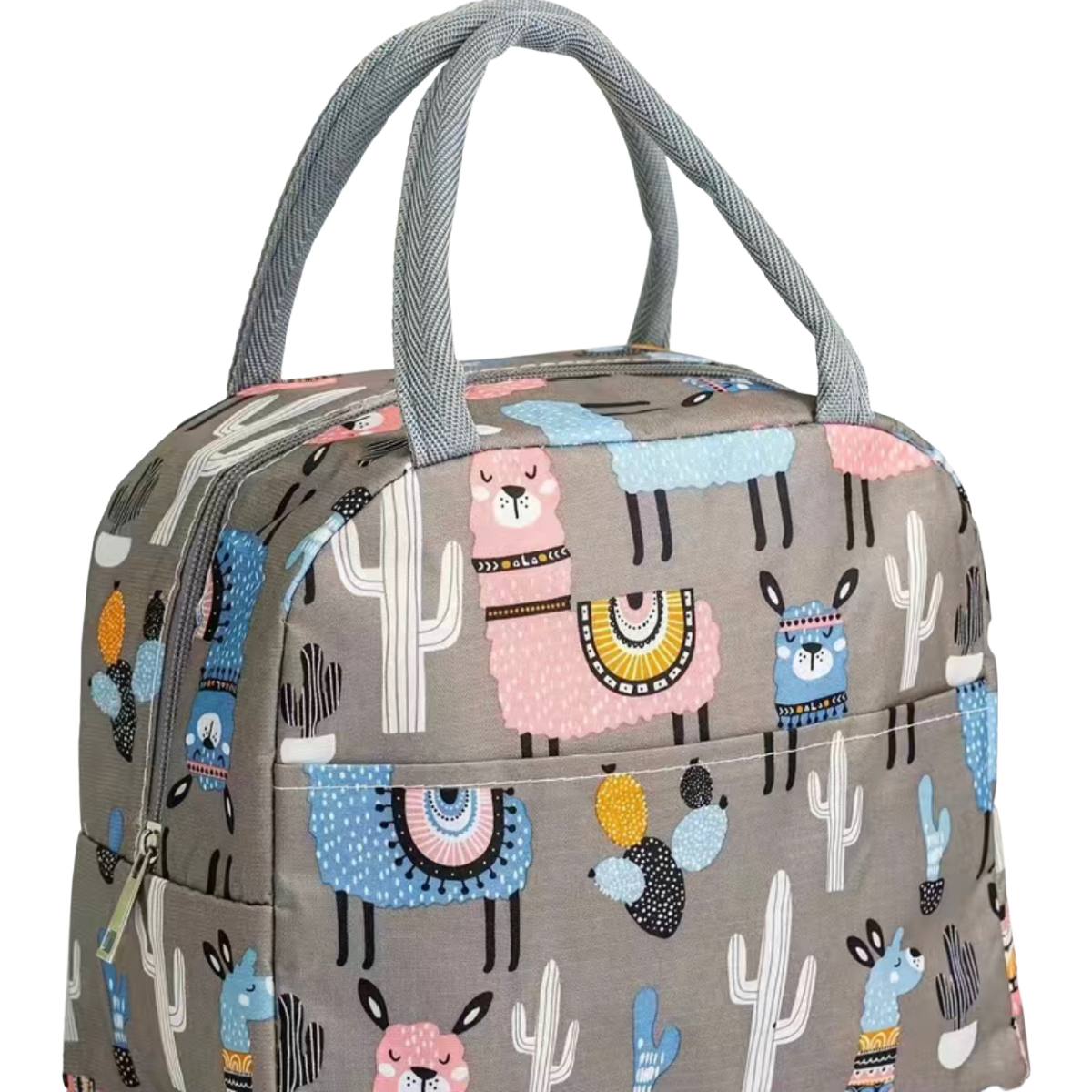 Cartoon Insulated Lunch Bag For School, Work, Travel, Picnic Pocket Nylon NEW