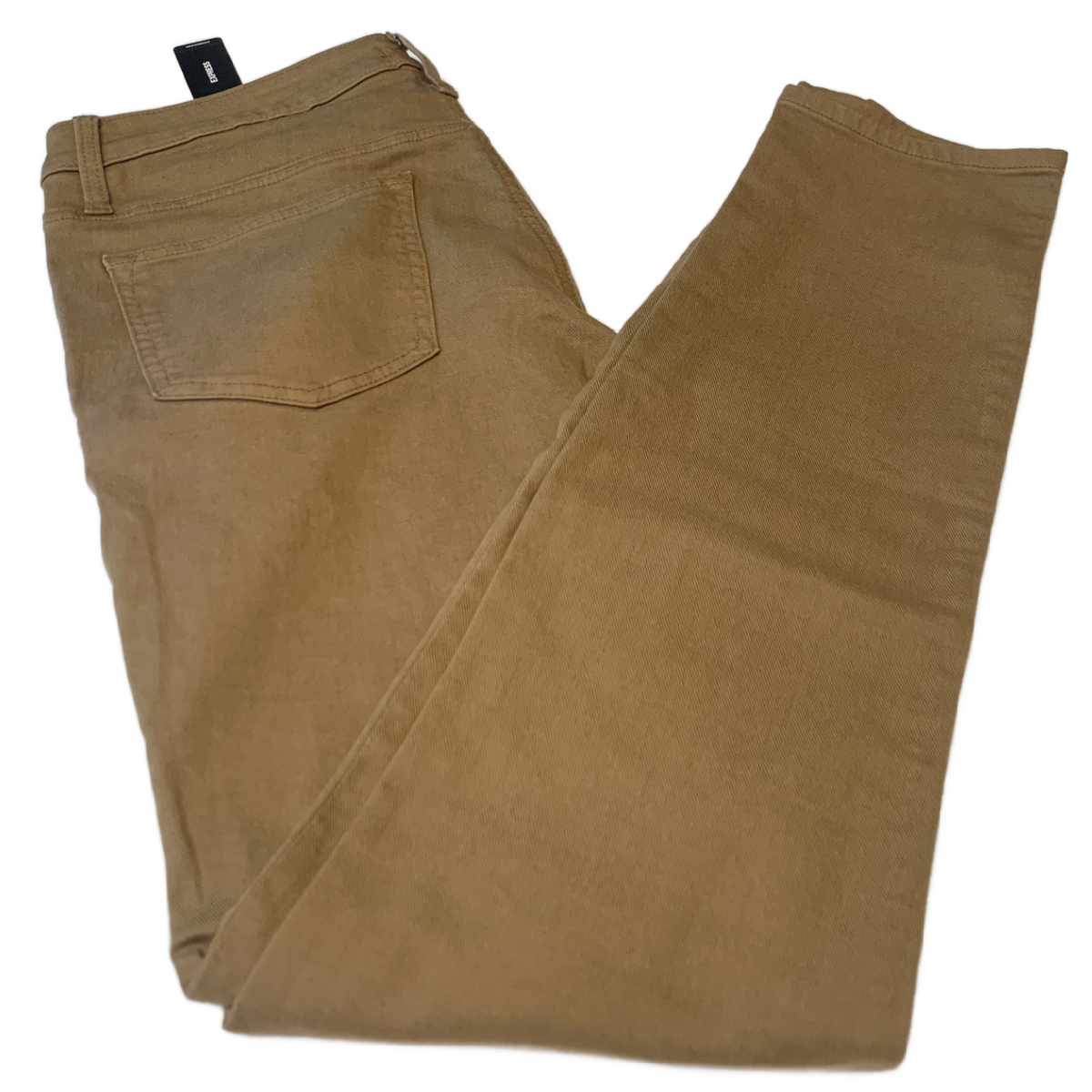 $88 Express Skinny Hickory Brown Hyper Stretch Jeans NWT Size 33x34 Pants
