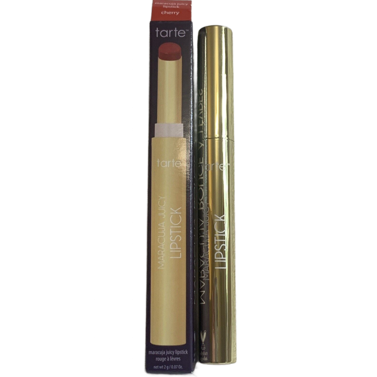 Tarte Maracuja Juicy Lipstick Balm In Cherry - Full Size, New Box