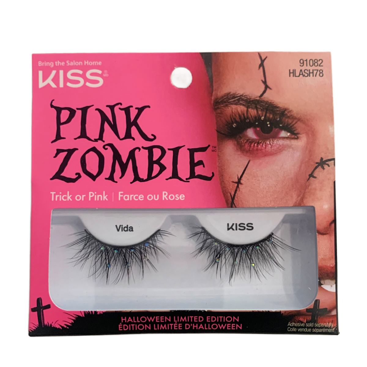 KISS Spooky Fairy Zombie False Eyelashes Ltd. Ed. HLASH 61, 62, 78 New Lot of 4