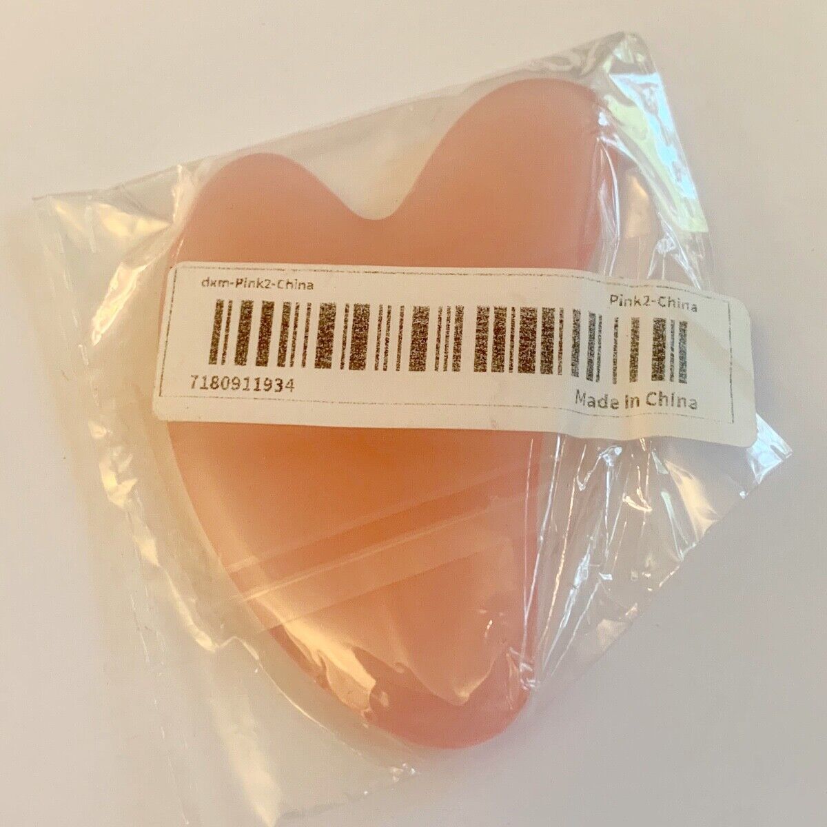 Natural Pale Pink Jade Scraper Gua Sha Face Body Massager Tool NEW