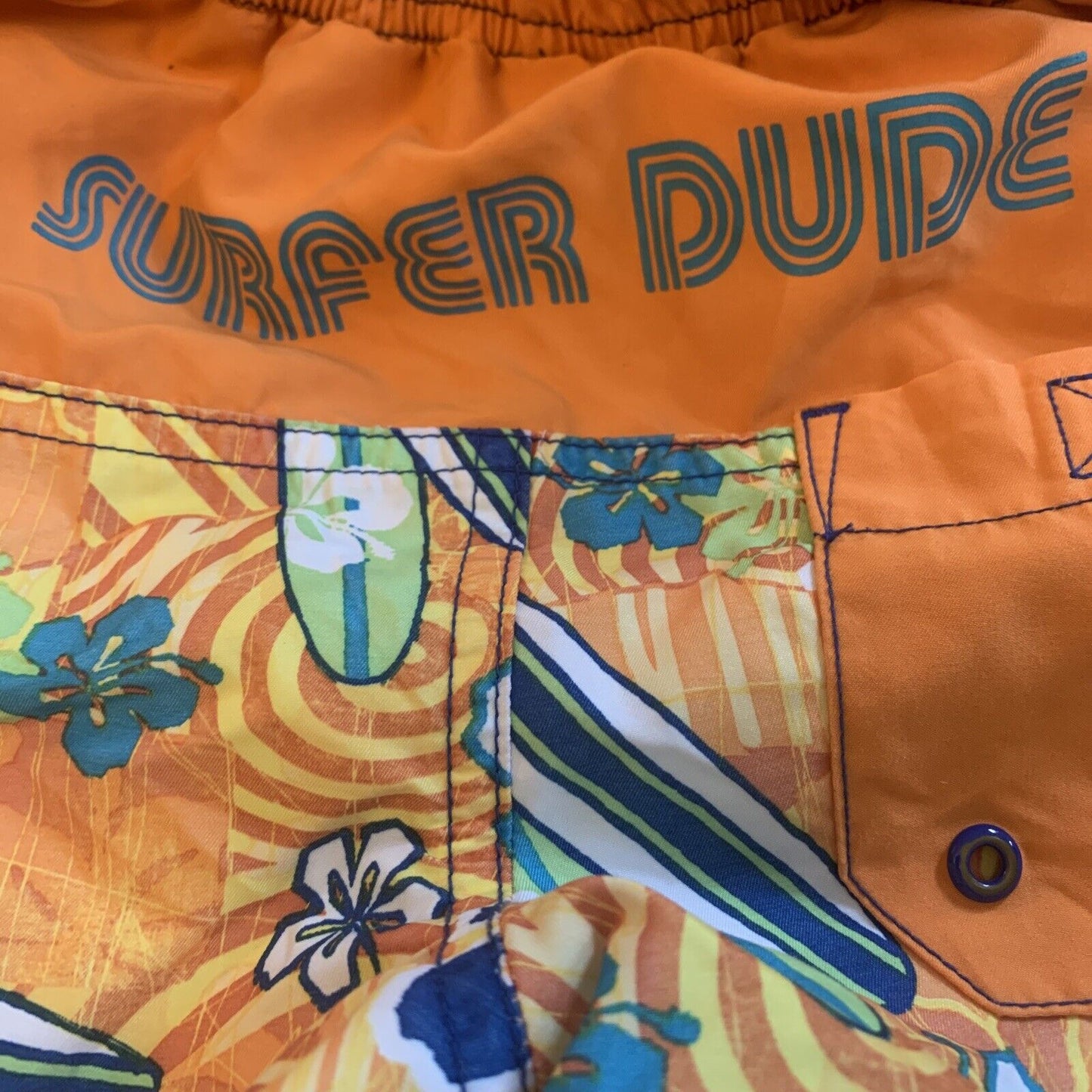 Lot of 2 Sand N Sun Toddler Boys Size 3T Swim Trunks Mesh Brief Lining Elastic