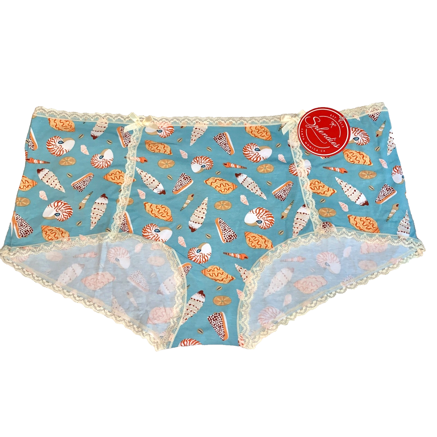 Splendies Bikini Panties Size 4x Beach Seashells Lot of 2 New Pairs of Underwear
