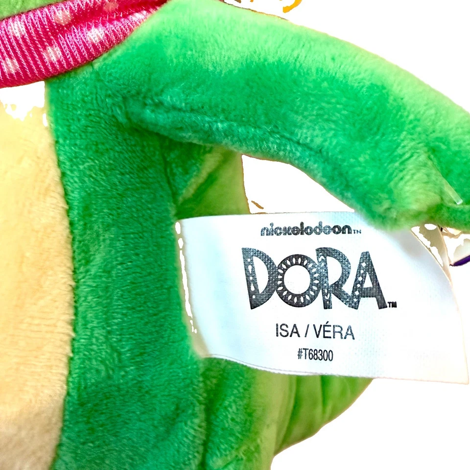 Dora The Explorer Isa the Iguana Nickelodeon Official Stuffed Animal NWT