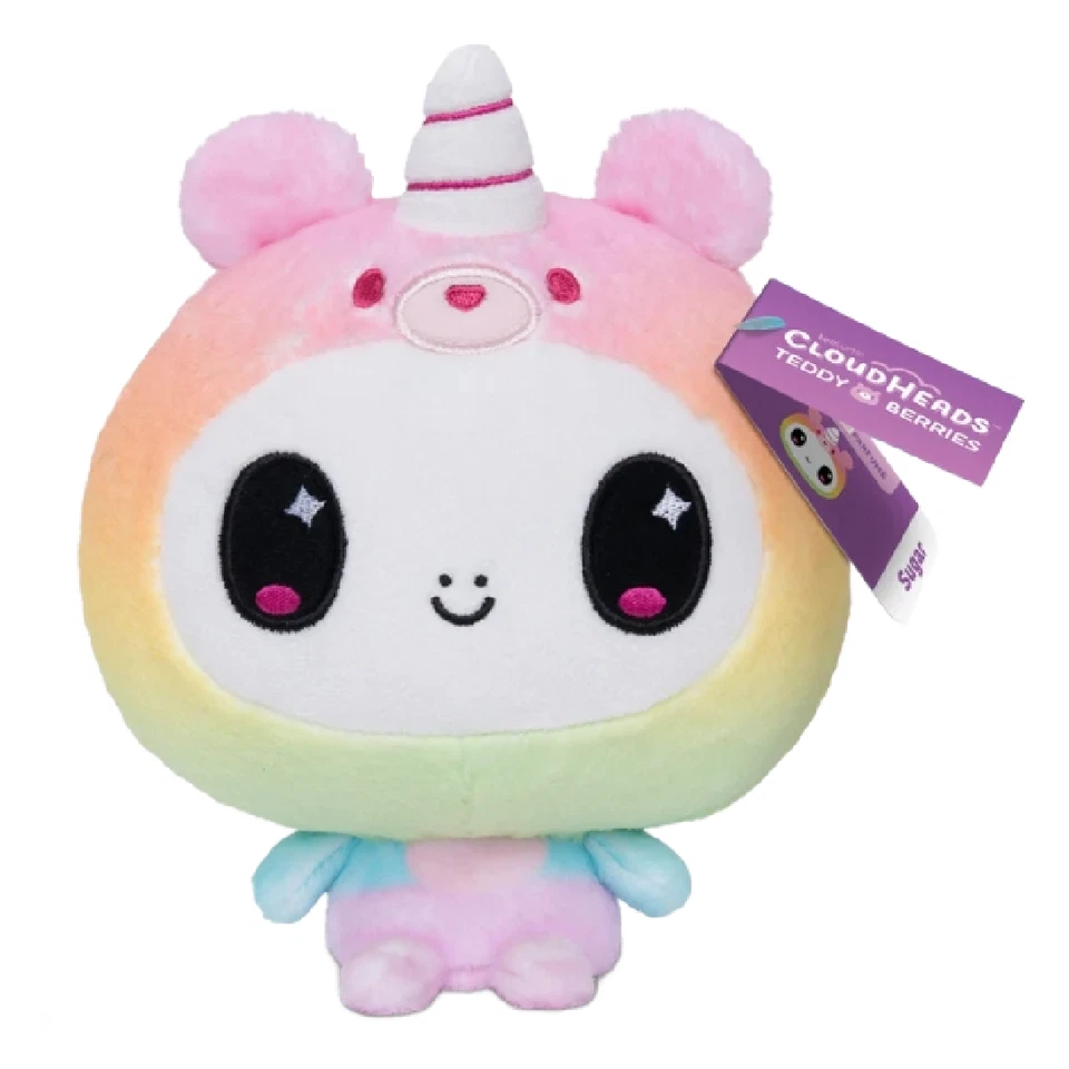 TeeTurtle Cake Scented Weighted Plush Lot of 3 Inu Dog, Red Panda, Unicorn NWT