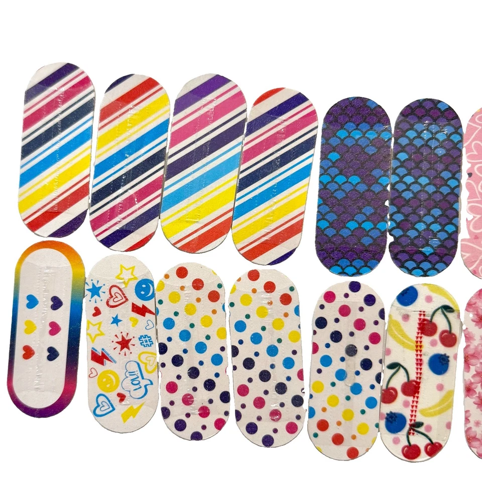 Color Street Nail Emory Board Lot Mani Pedi 21pcs Mini 3" Double Sided Files New