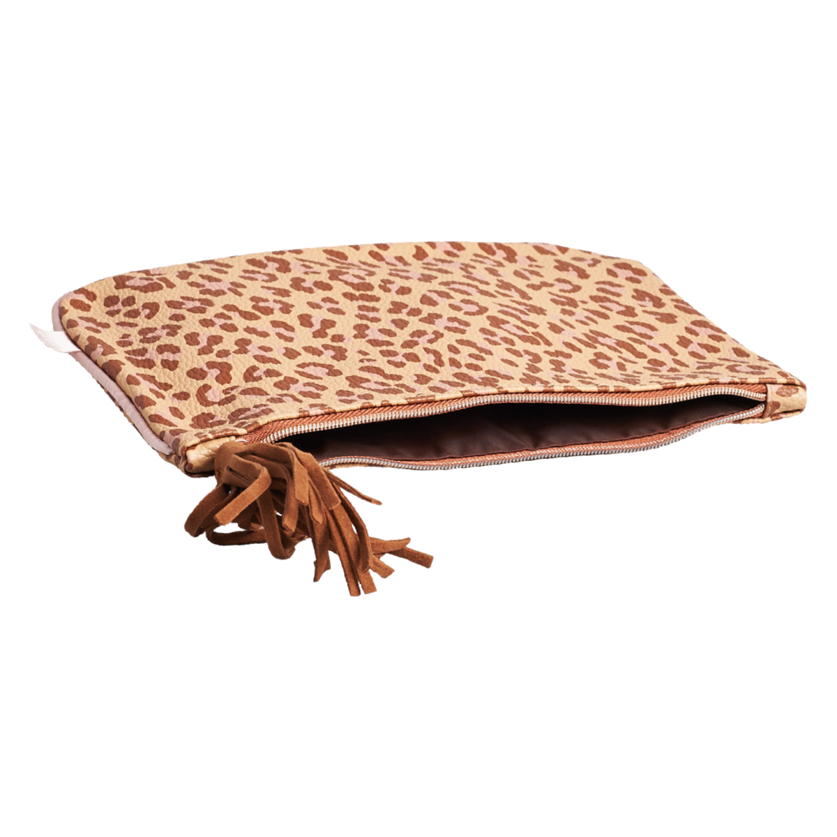 November 2019 Leopard Print Ipsy Makeup Glam Bag Brown & Pink Animal Print