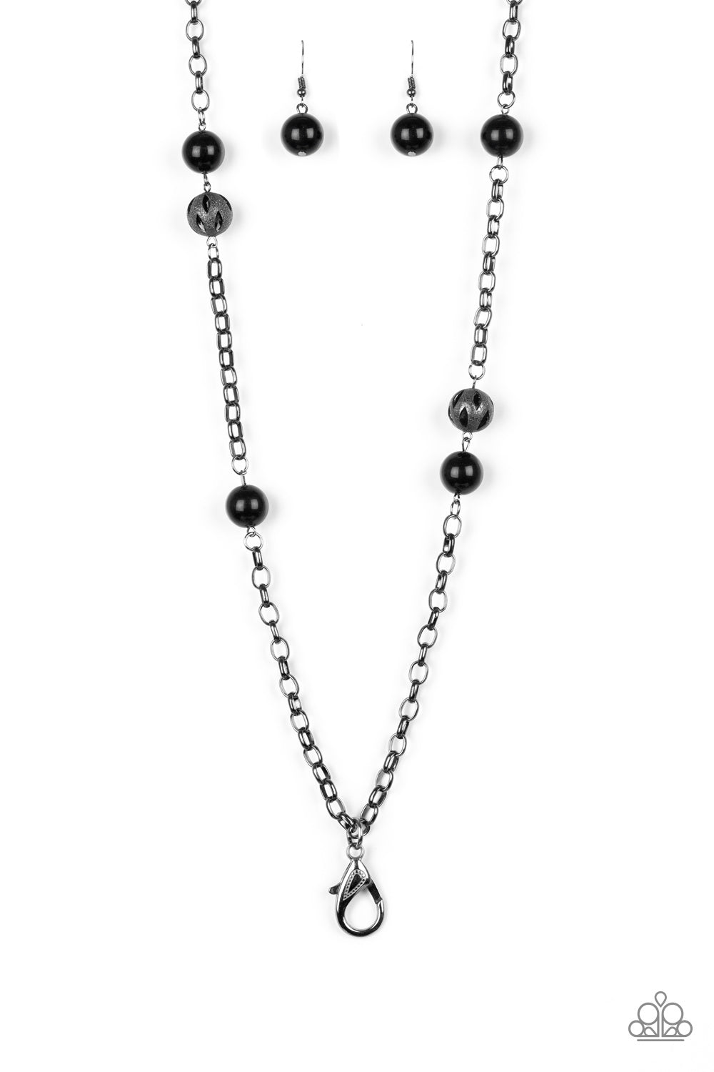 Fashion Fad Lanyard - Black