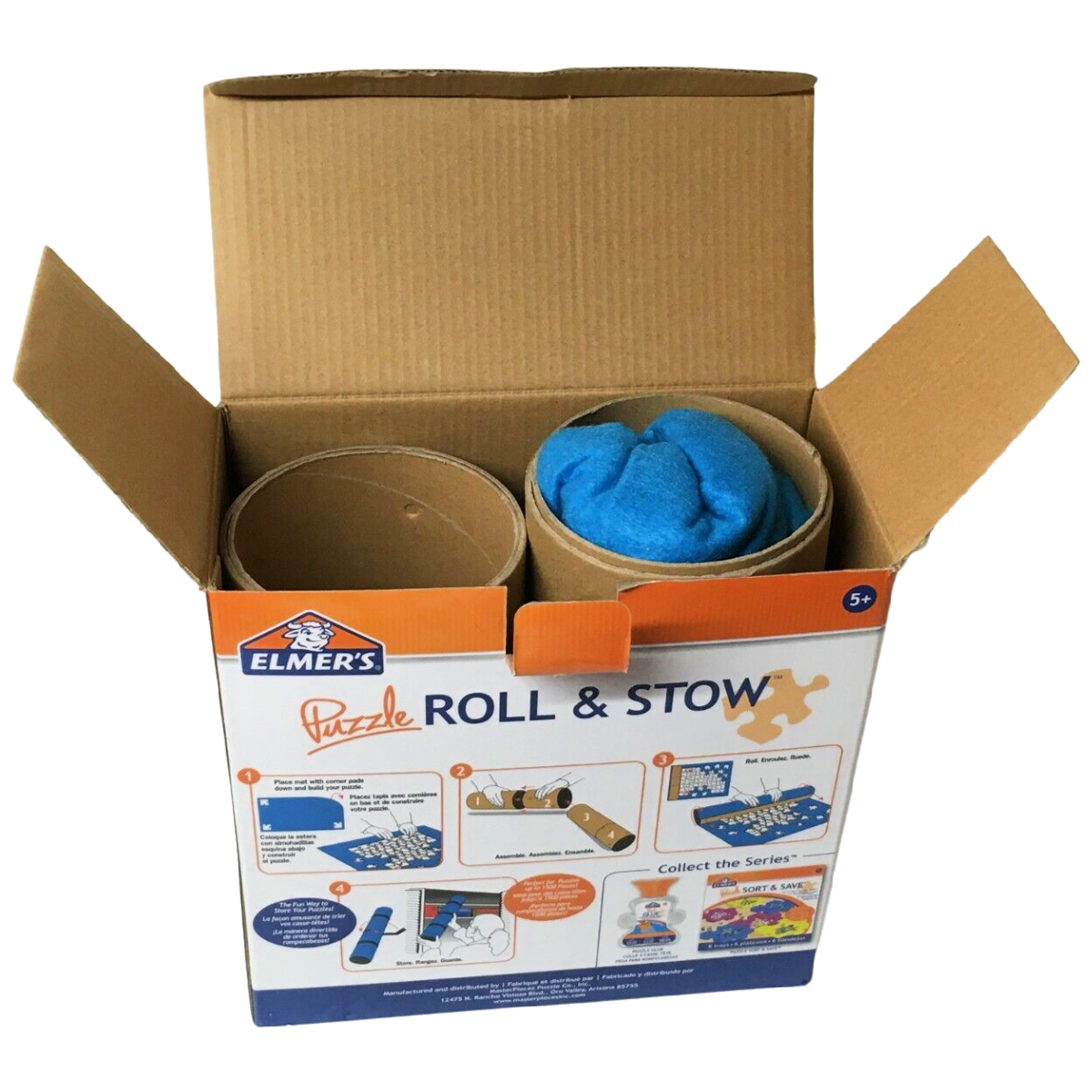 Elmer's Master Jigsaw Puzzle Mat Roll Stow Kit Holds Up To 1500 Pieces 24x42 NEW