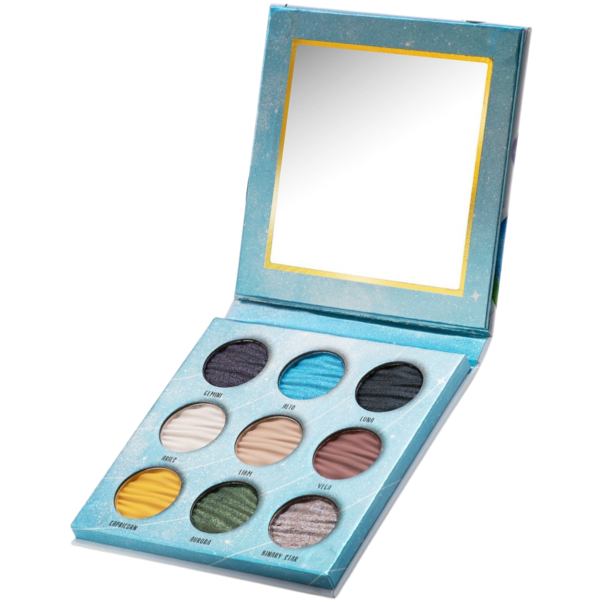 Lot of 3 Dito Space Planet Eyeshadow Palettes Shiny Sun, Eco Earth, Galaxy NEW