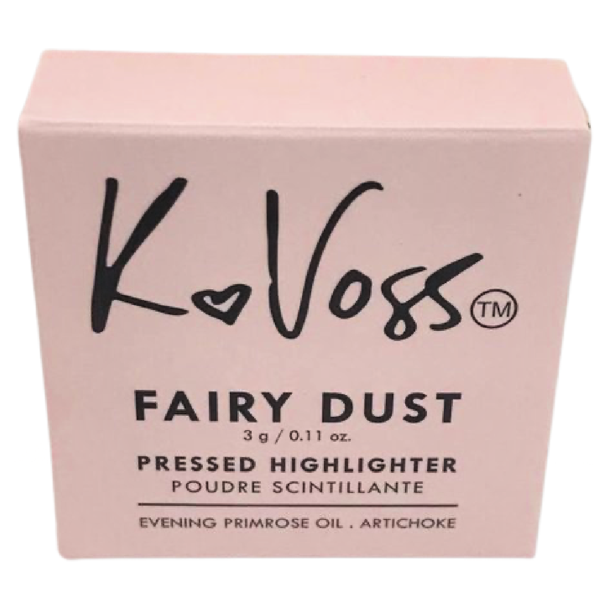 K Voss NYC Fairy Dust Pressed Highlighter in Moonlight 0.11oz Full Size MSRP $28