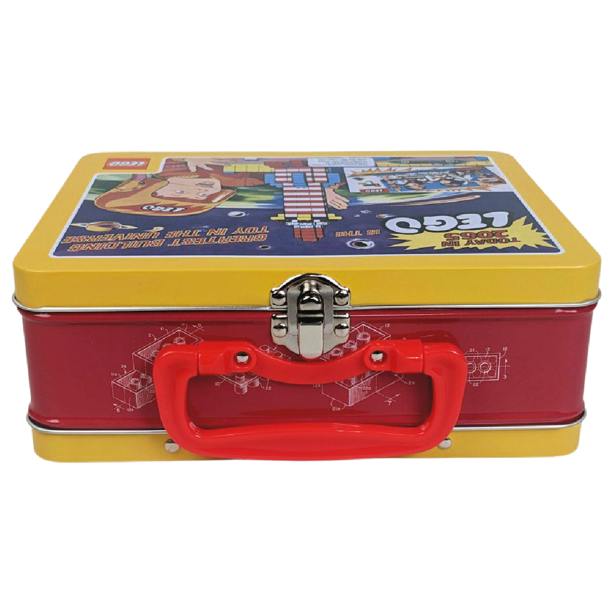 LEGO 5007331 Retro Lunch Box Tin Storage 1965 Advert Design VIP Exclusive NEW