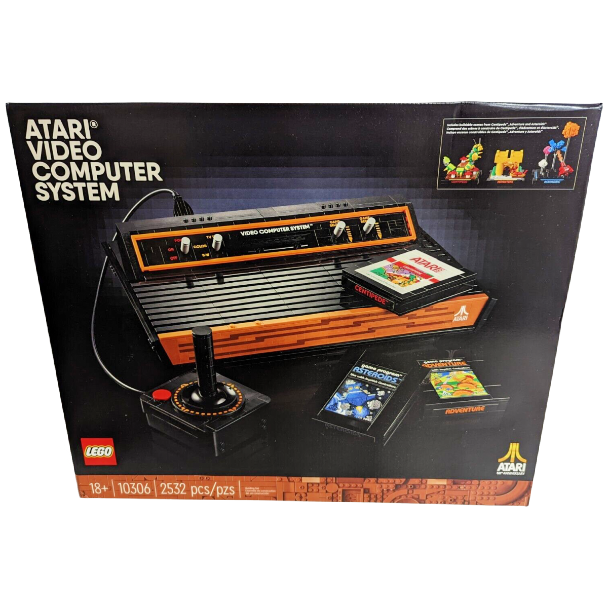 LEGO 10306 ICONS Atari 2600 Video Computer System Game (2,532 pieces) SEALED