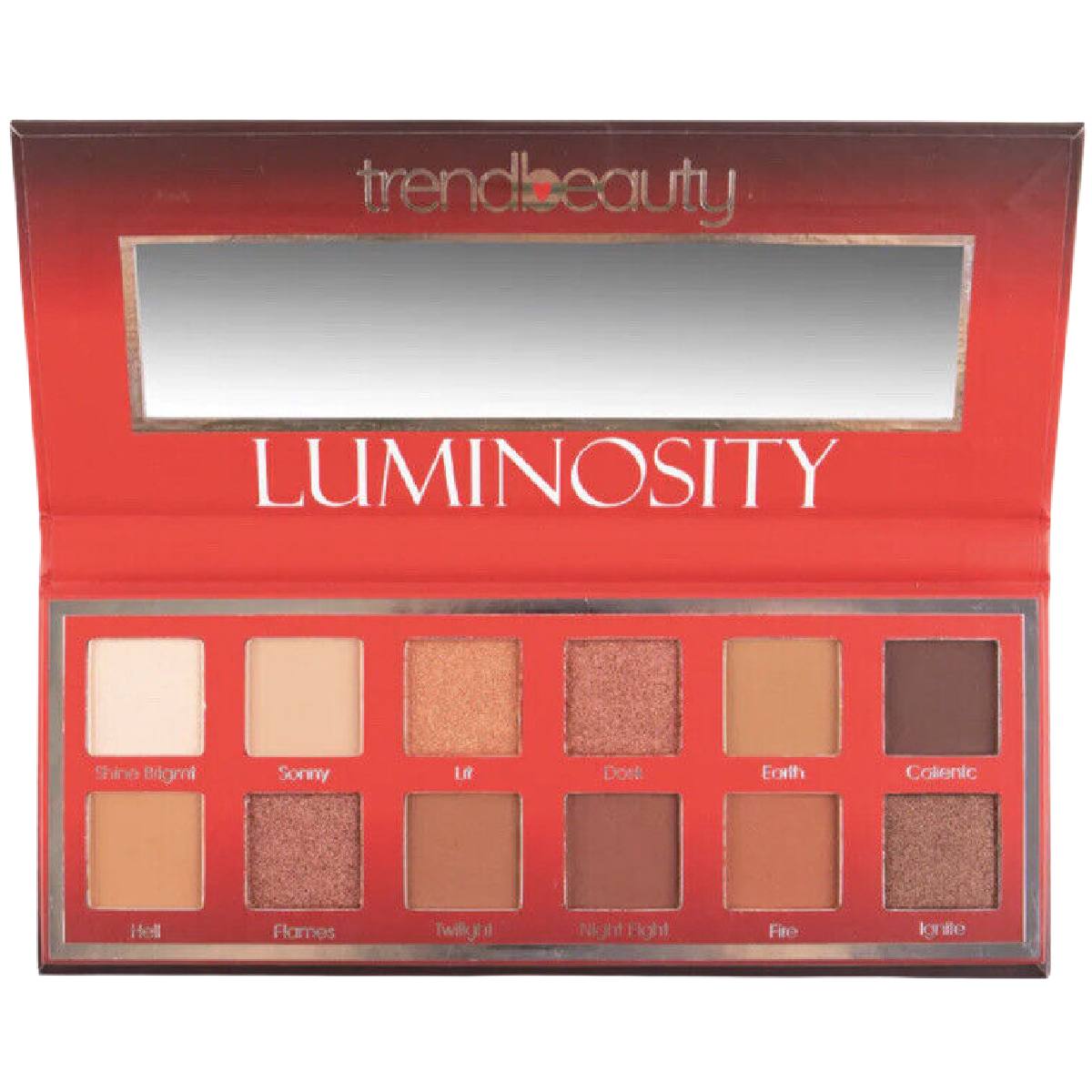 Lot of 3 TrendBeauty Luminosity Eyeshadow Full Size Palettes 12 Shades NEW