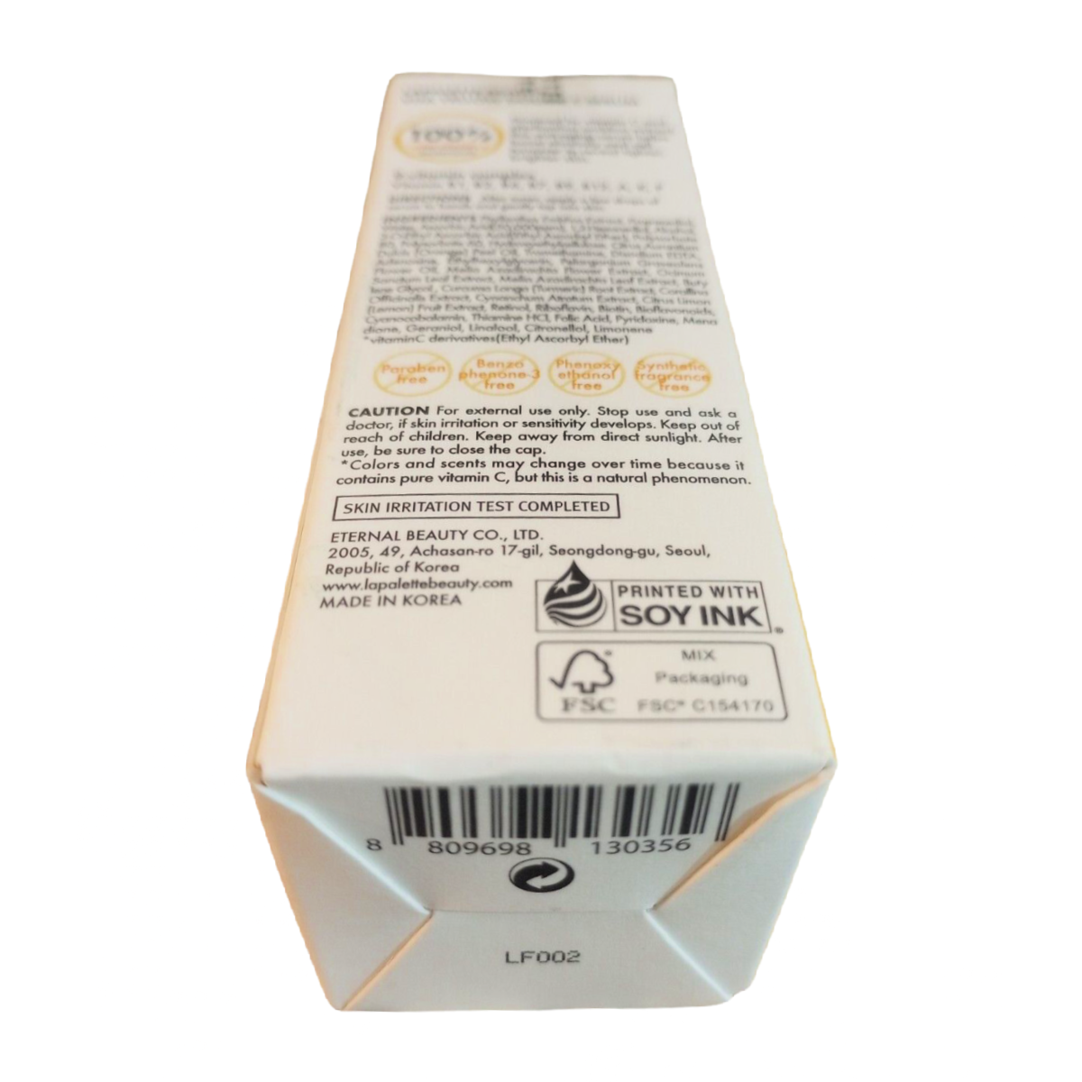 LAPALETTE BEAUTY Vita Yellow Double C Serum Vegan Full Size Sealed Box $58 MSRP
